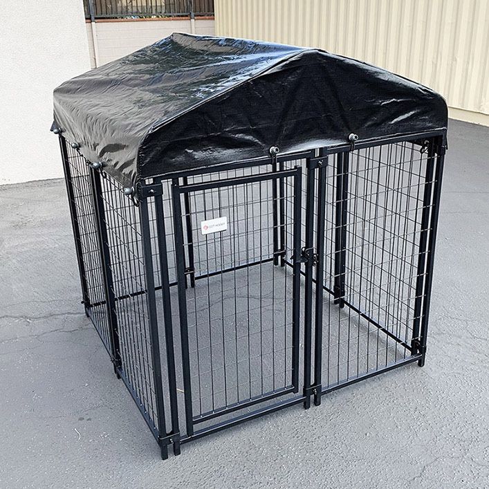(Brand New) $155 Heavy Duty Kennel with Cover (4 x 4 x 4.5 FT) Dog Cage Crate Pet Playpen,All Products : American Fashion Style Bags On Sale