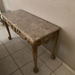 Sofa marble table