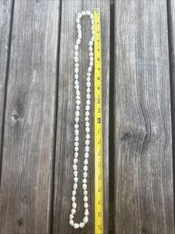 Pearl Necklace Real 42” Long 