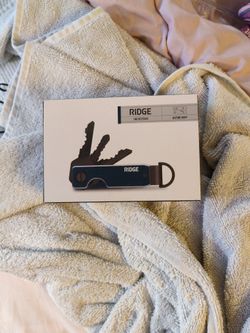 Ridge The Keycase Alpine Navy Key Holder New