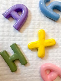 Handmade Custom Clay Letters