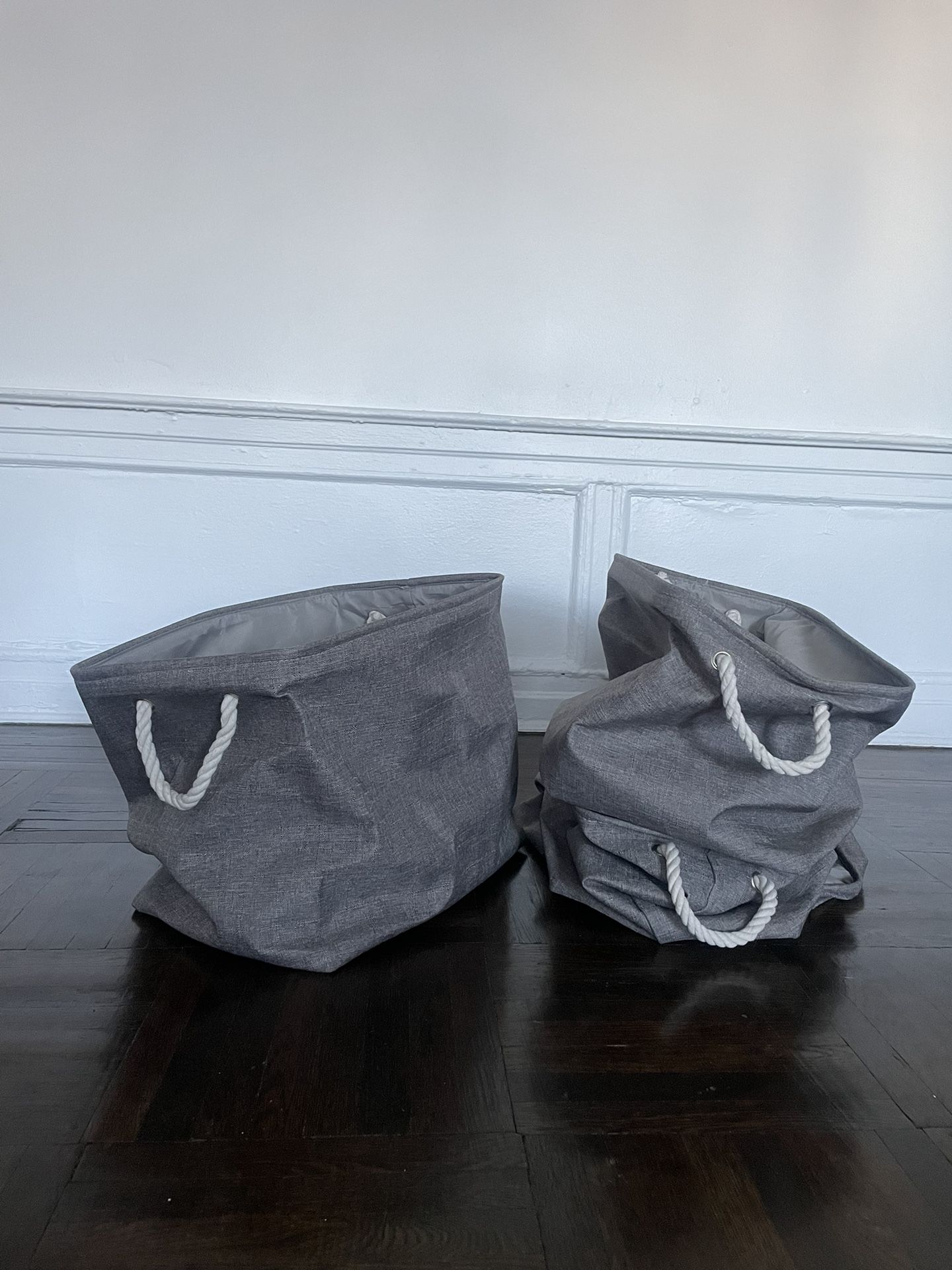 x4 Large Collapsible Fabric Storage Bins 