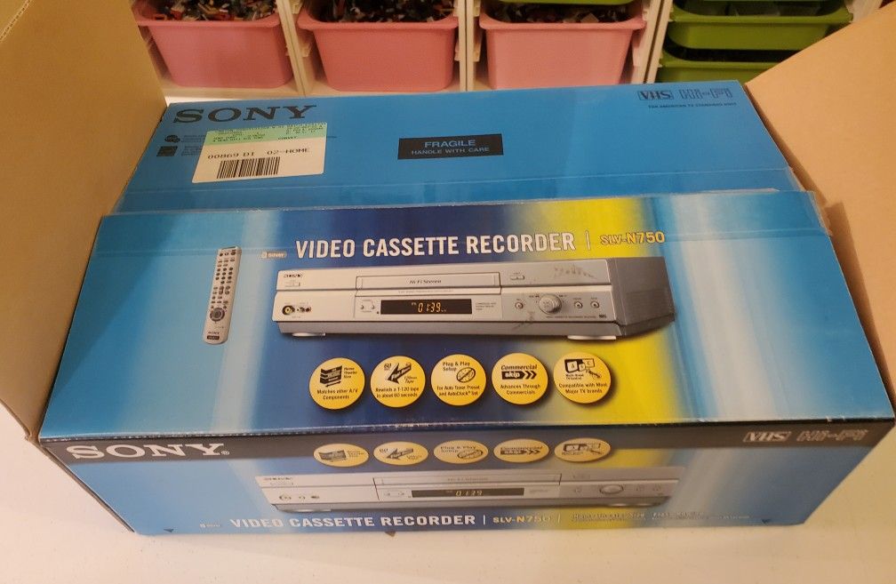 Brand New Sony Vcr 