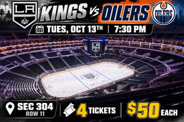 LA Kings vs Oilers NHL Tickets – Oct 13