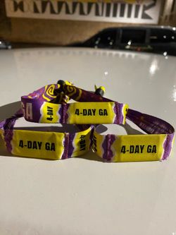 (3) Lollapalooza Saturday/ Sunday Wristbands - $300 Each