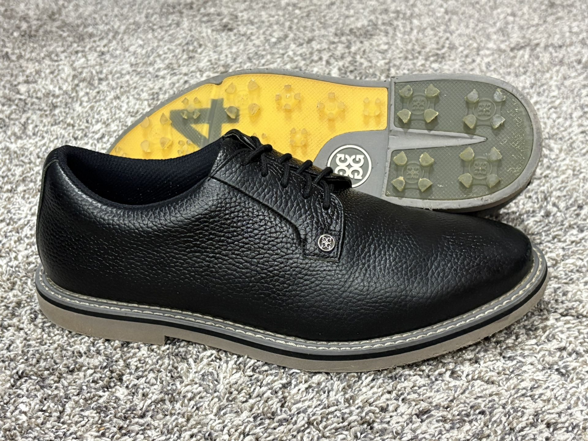 Men’s G/FORE ‘G4 Gallivanter’ Black Leather Golf Shoes - Size US 10.5
