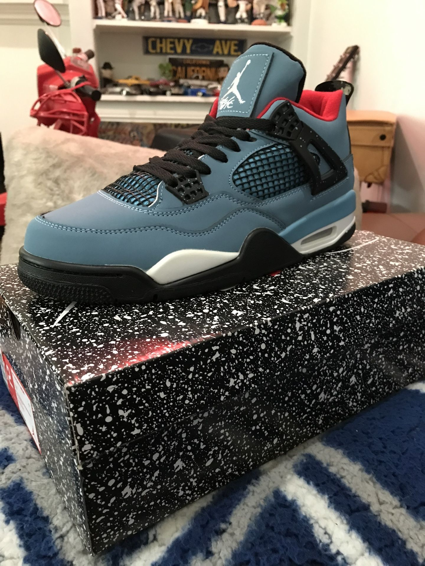 🎅🎅 Jordan Retro 4 “ Cactus 🌵 Jacks “ Men’s SZ 10  ☃️☃️