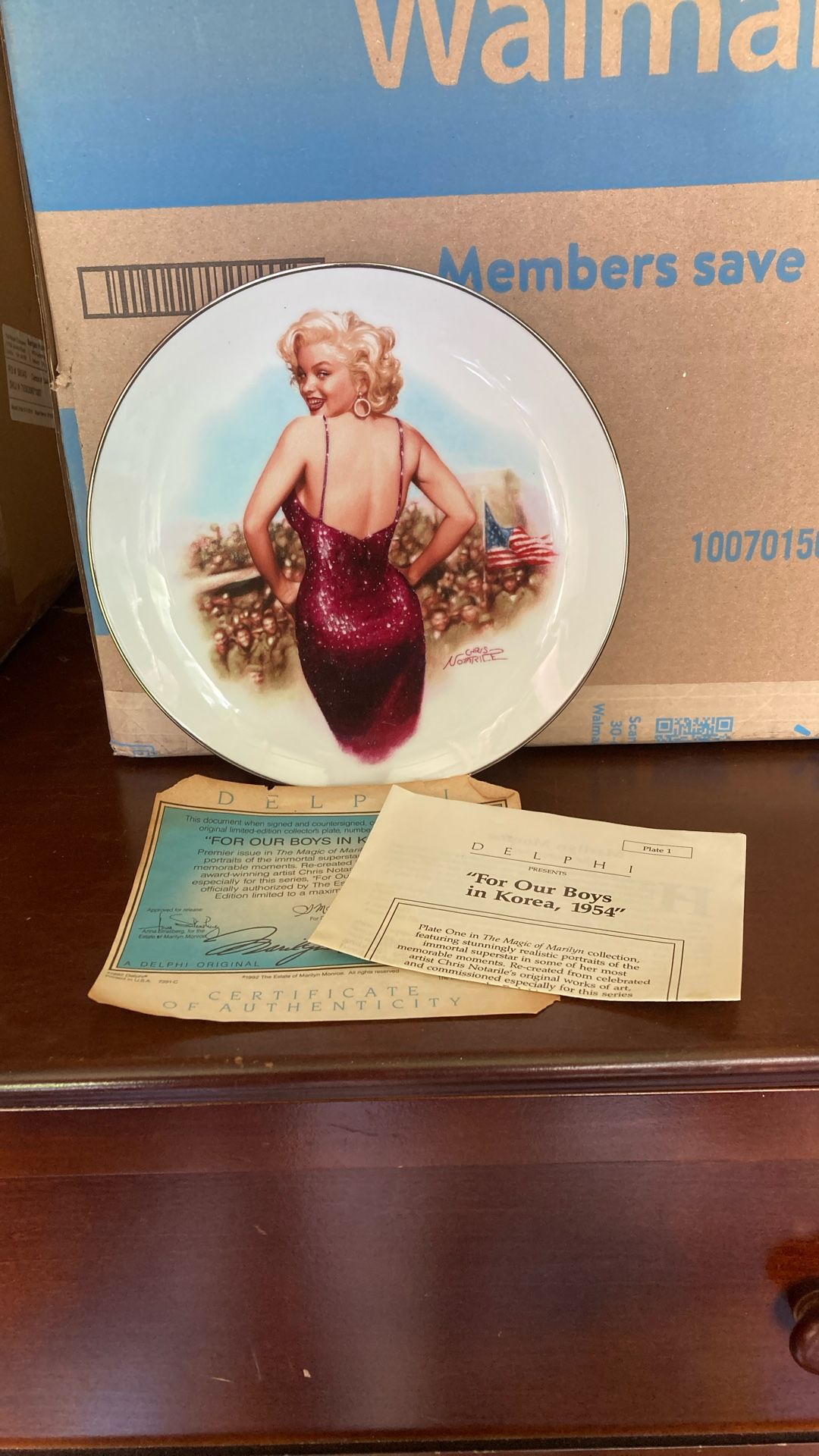 Collector’s Marilyn Monroe Plate