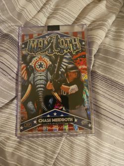 Chase Meidroth 1of 1 wild card card jumbo size