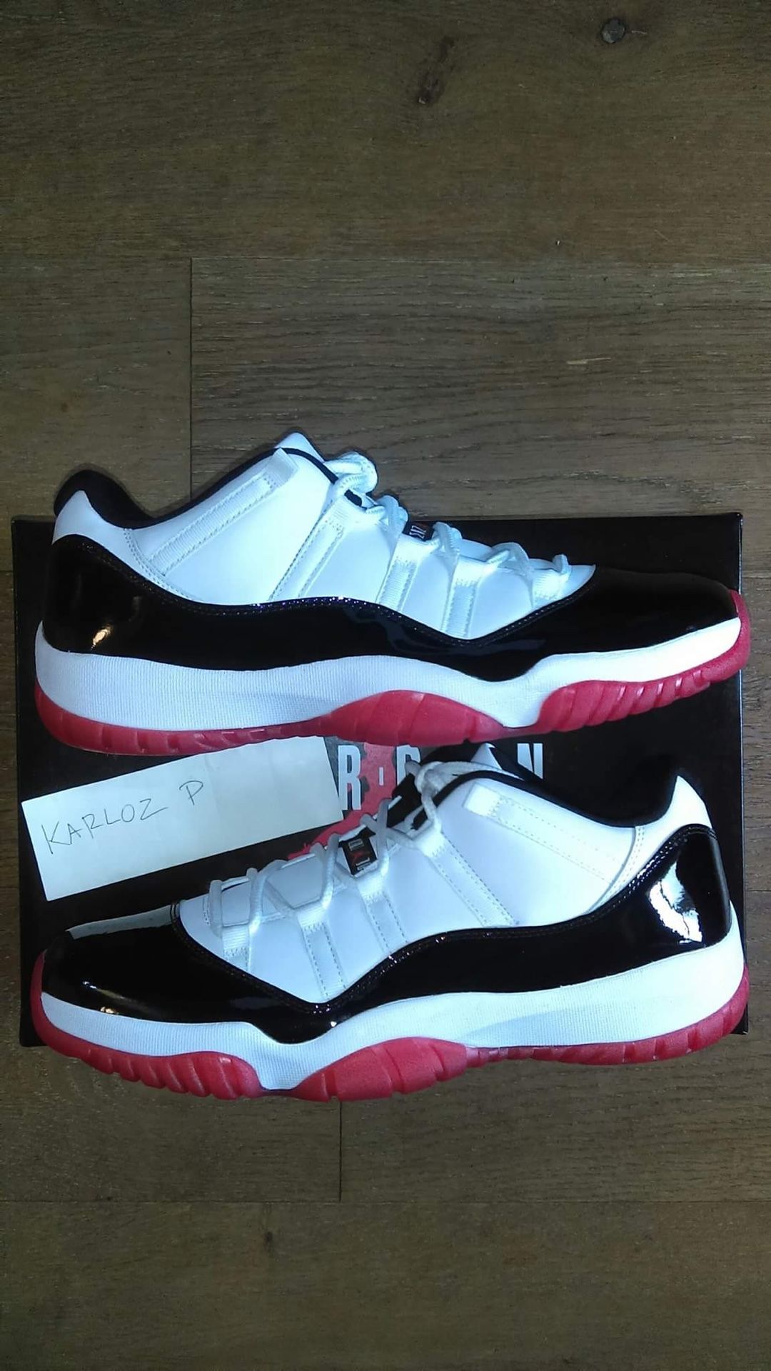 Jordan Bred Concord size 13