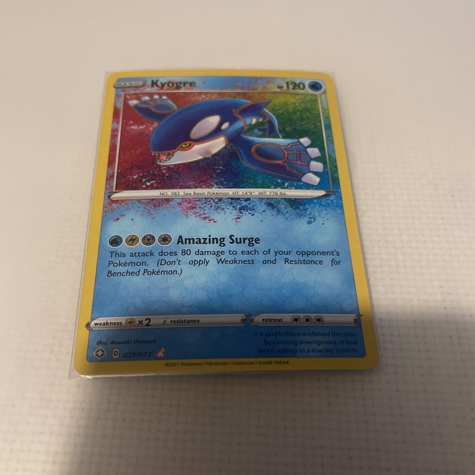 Pokémon Kyogre 21/72