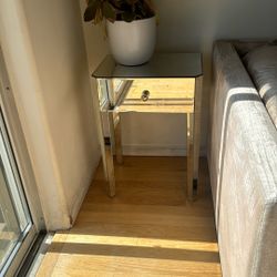Mirrored Side Table