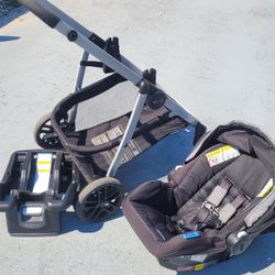 Graco Adjustable Baby Stroller Carriage - 3 In 1 - Car Booster, Car Seat, Carriage - Snugride 35 Lite Dlx