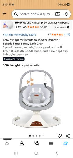 Baby swing