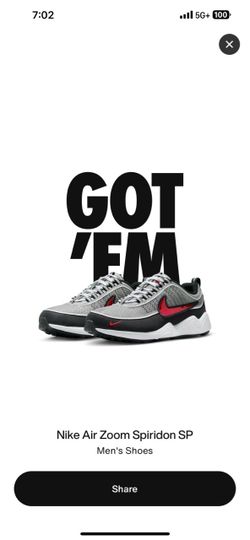 Nike Air Zoom Spiridon Sz 10.5 DS