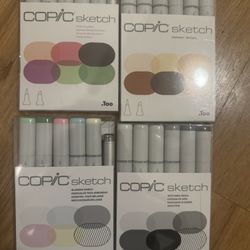 COPIC Markers, 6-pack, Portrait, Blending Basic’s, Floral4 , And Greyd