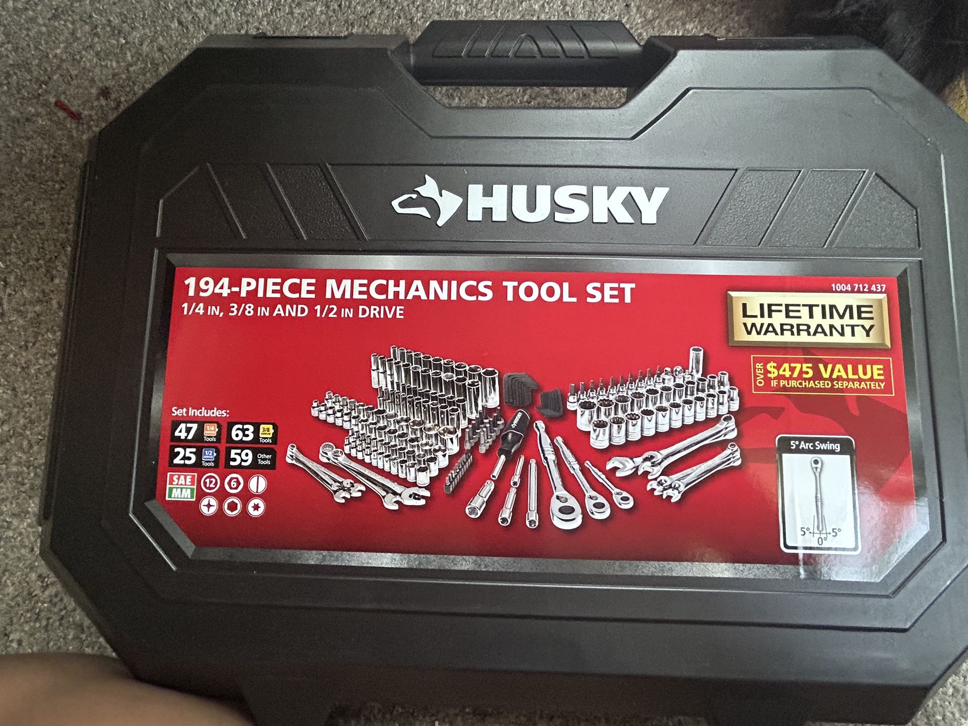 194-Piece Mechanics Tool Set 