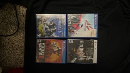 PS4/PS5 Game Bundle – Lot of 4