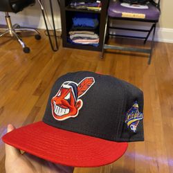 Cleveland Indians Hat World Series Side Patch 7 1/2