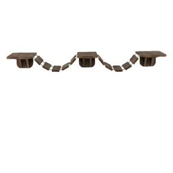 TRIXIE Wall Mounted Cat Bridge, Espresso Brown