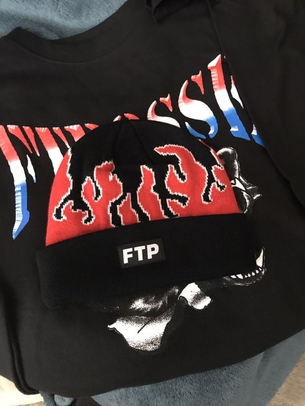 Ftp flame beanie red