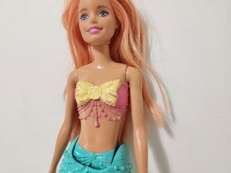 Barbie Dreamtopia Mermaid Doll with Long Coral Hair