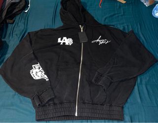 Darc Sport LA Wolf Chambers Zip Hoodie Black Men's L Large NWT NEW 1284 of 2000