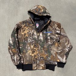 LA Rams NFL Football Realtree camo workwear Jacket size M