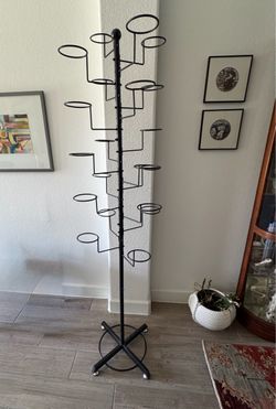 MyGift Hat Rack Tree with 20 Hooks, Cowboy Hat & Cap Display Stand