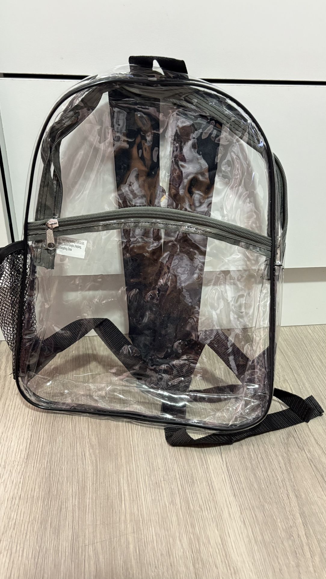 Clear book bag