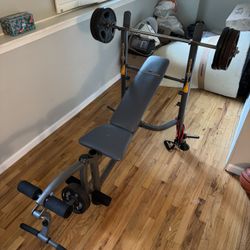 Bench Press And Weights 