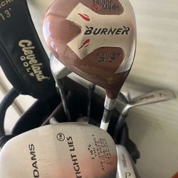 Golf Clubs With Club Case