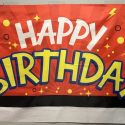 Birthday Banner (Anime, Pokemon, Lightning)