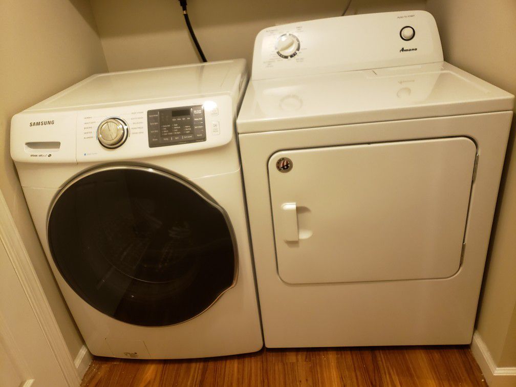 Samsung washer & Amana dryer