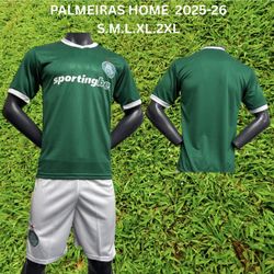 Palmeiras 25/26 Home Kit Uniform 