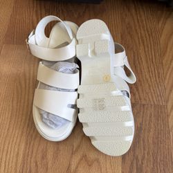 White Sandals 