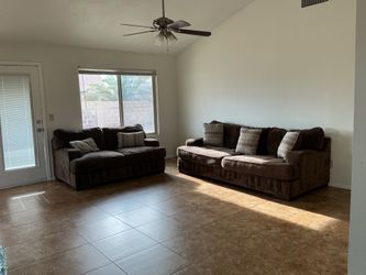 Sofa and loveseat