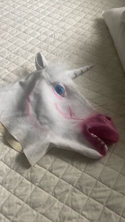 Halloween unicorn mask/ mascara para Halloween de unicornio