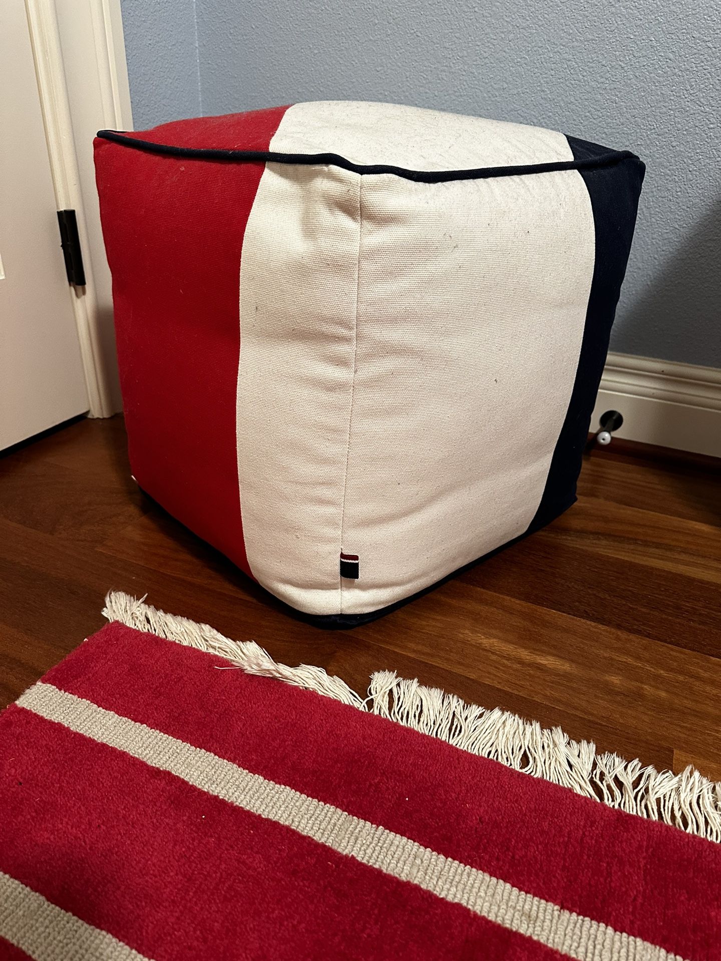 Upholstered Cube Ottoman 18” x18”