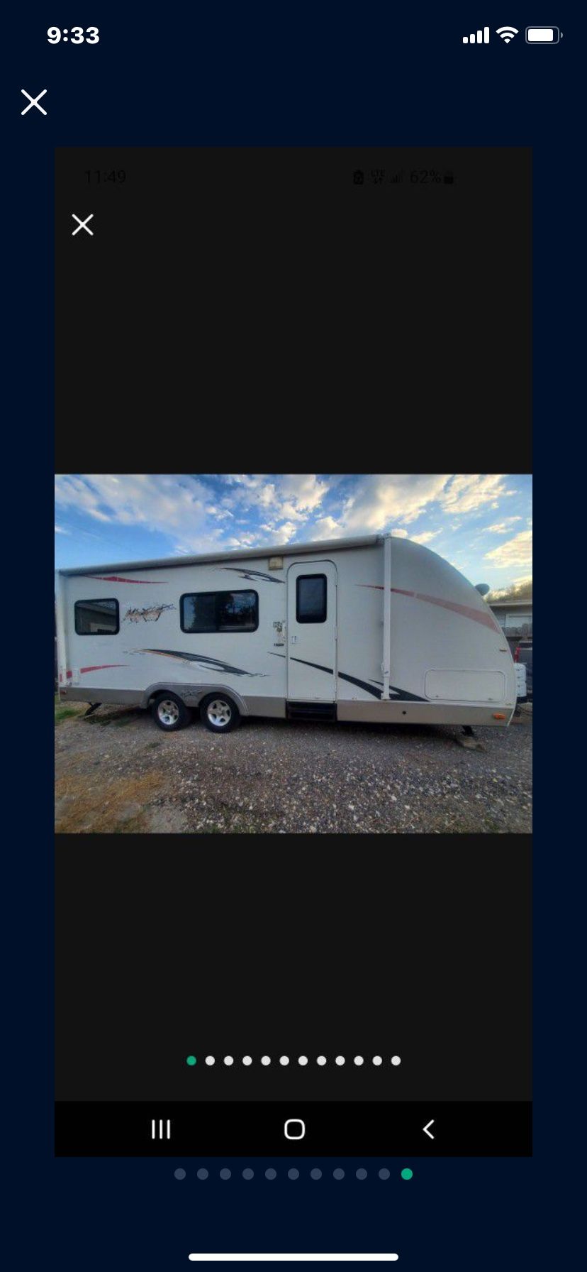 2006 Kz Travel Trailer Toy Hauler