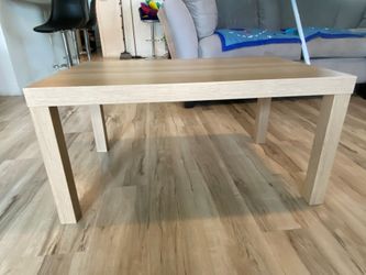 wooden side table
