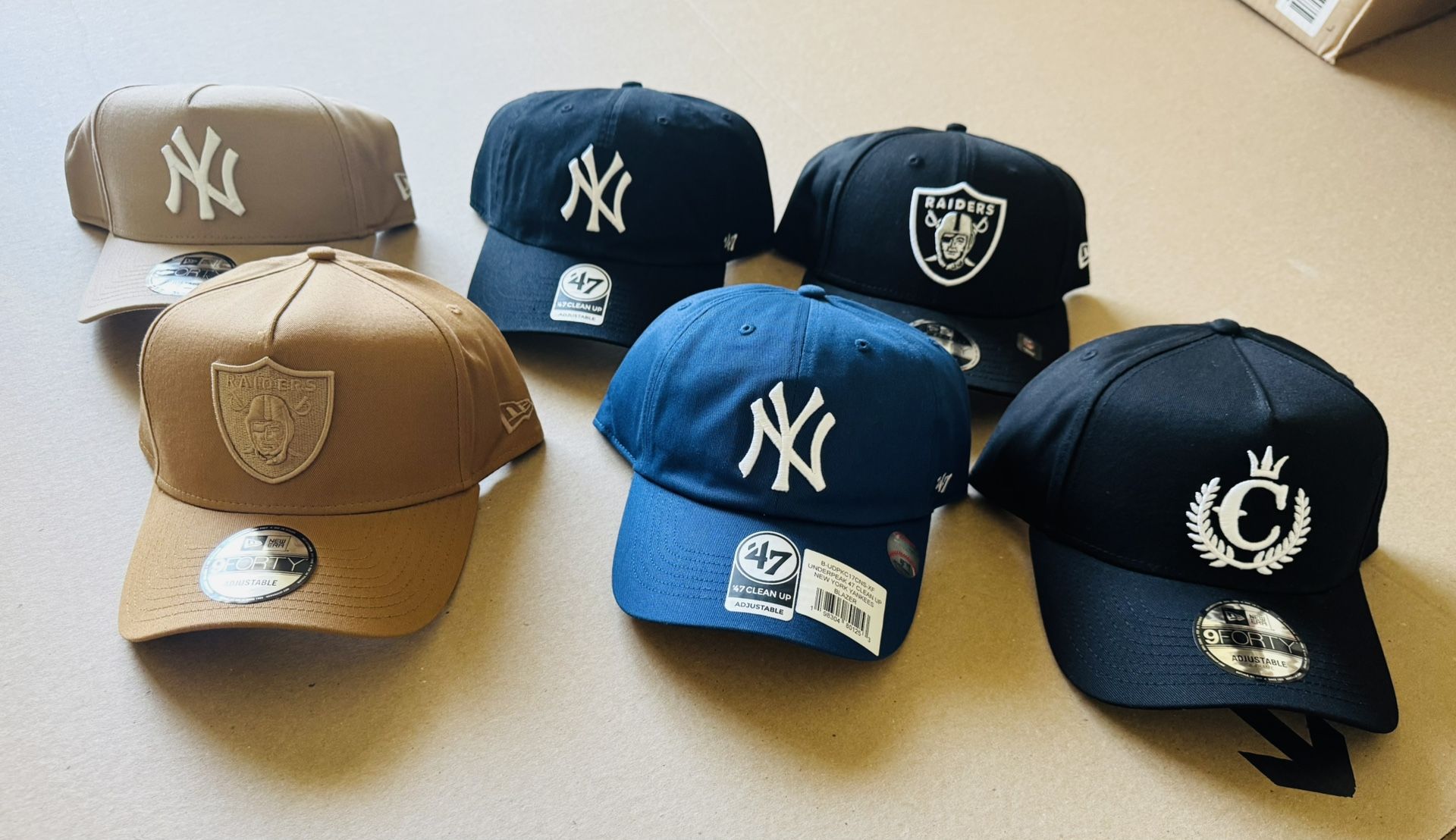 Culture Kings/Raiders/Yankees Hats! NewEra & 47brand