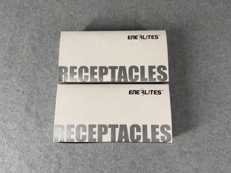 ENERLITES Duplex Electrical Outlets – 20-Pack (2 Boxes) 15A 125V White, Self-Grounding