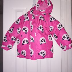 2 In 1 Winter Coat Toddler Girl 4t