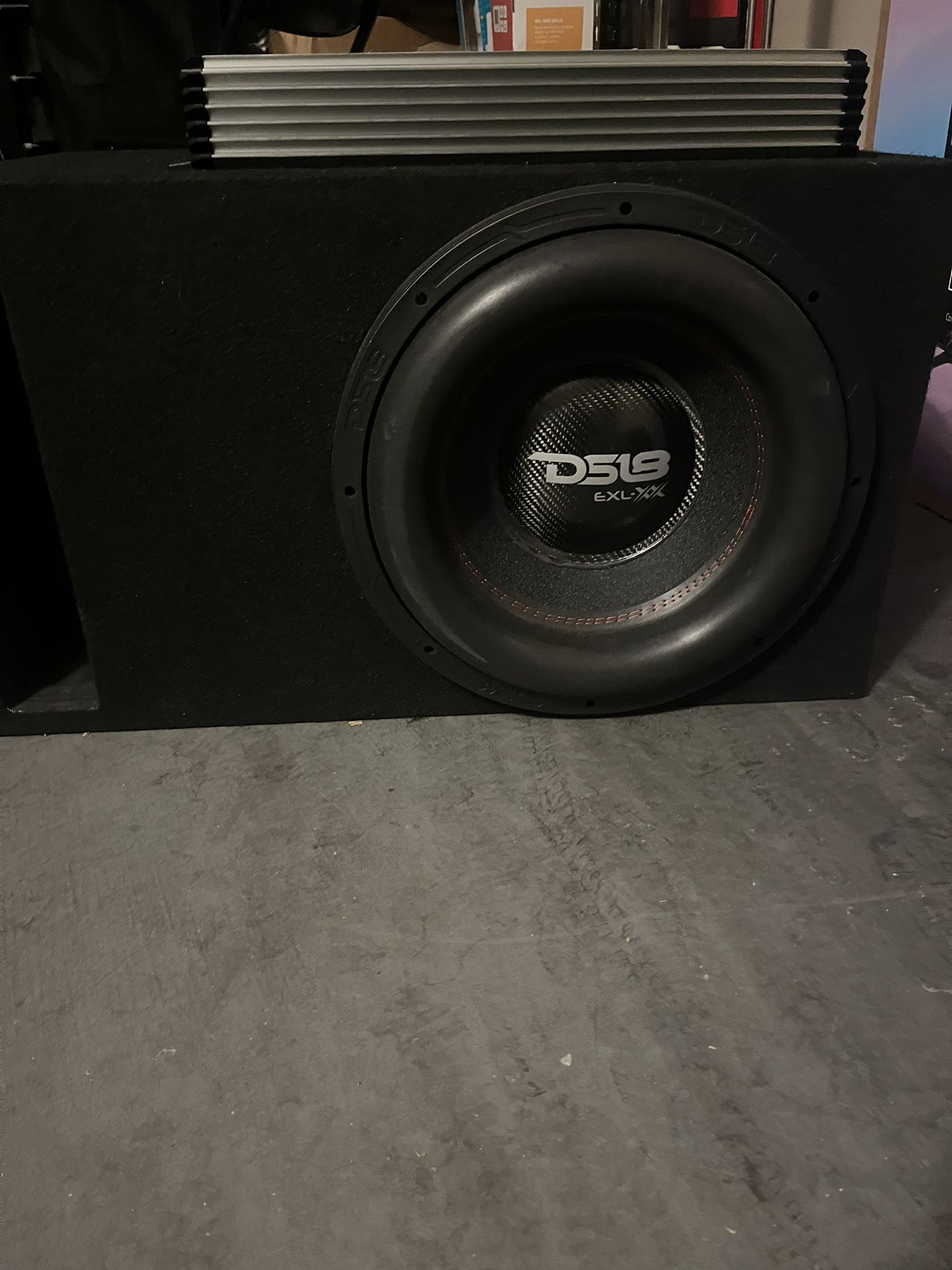 18 Inch Competition Subwoofer And Amp