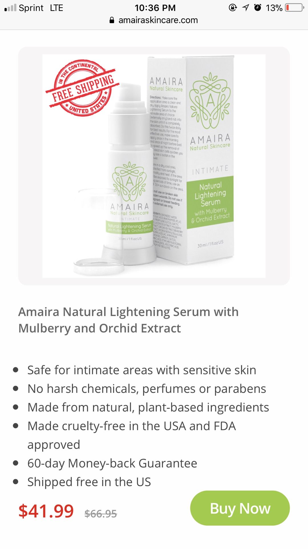 Does Amaira Intimate Skin Lightening Serum work? - Intu Skincare