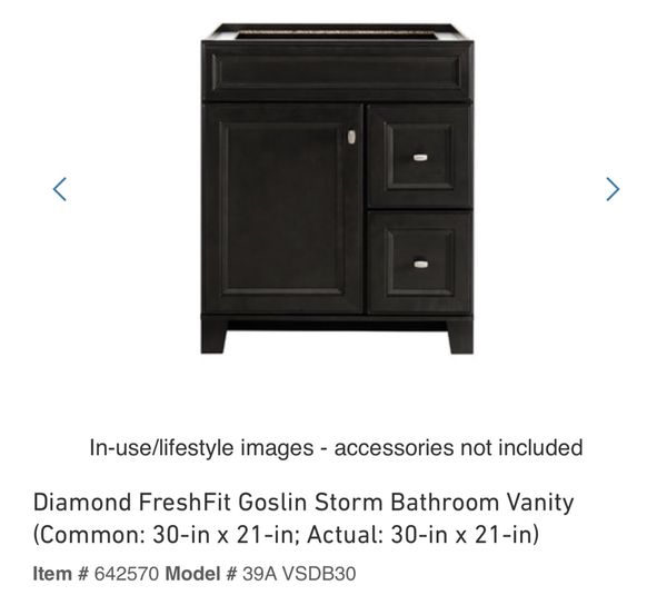 Diamond Freshfit Goslin Storm Bathroom Vanity For In Orlando Fl Offerup