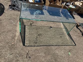 Glass table coffee table