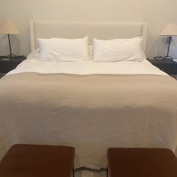 Lulu & Georgia King Bed Frame White