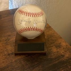 Mickey Mantle Auto Ball